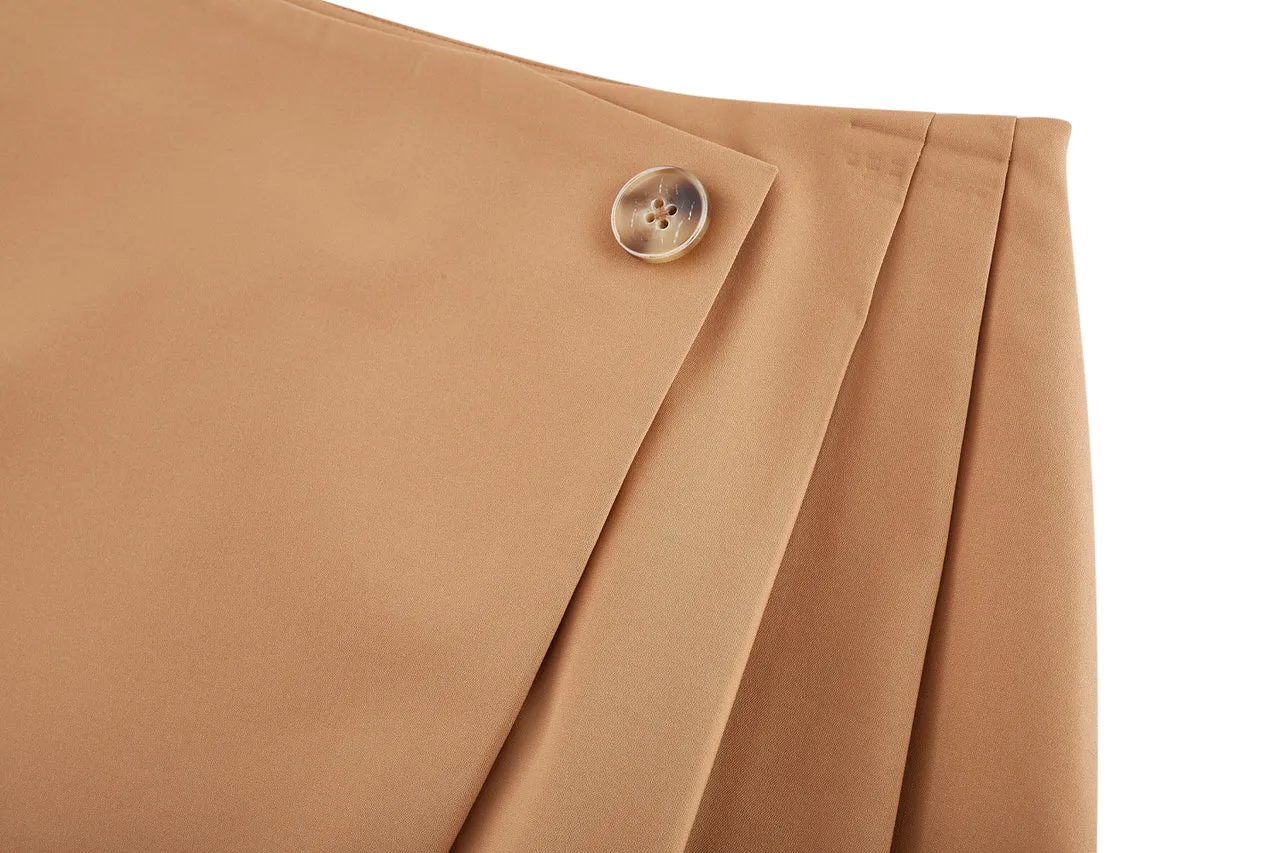 A-Line Wrapped Skirt