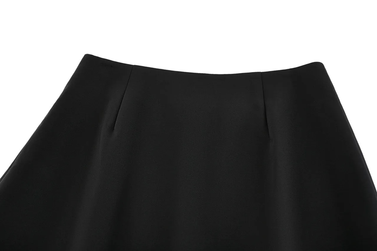 A-Line Wrapped Skirt