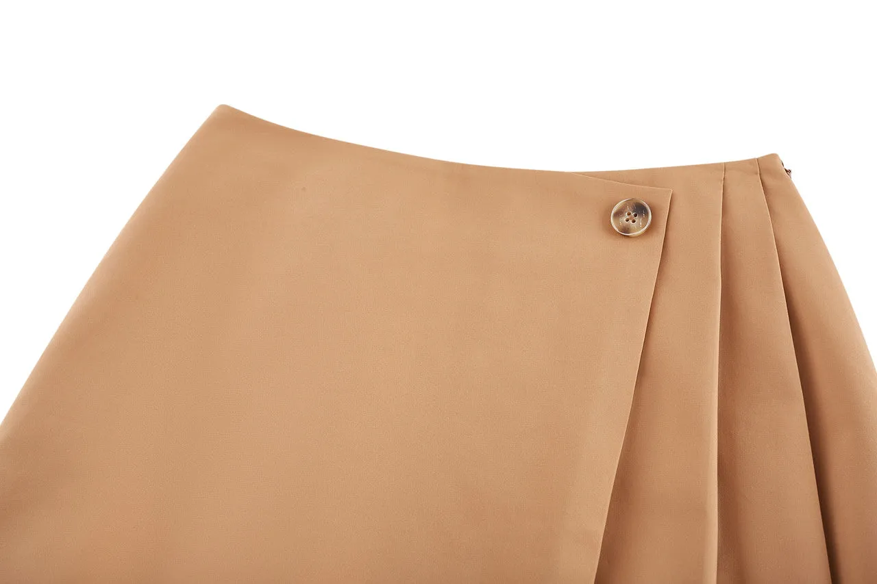 A-Line Wrapped Skirt