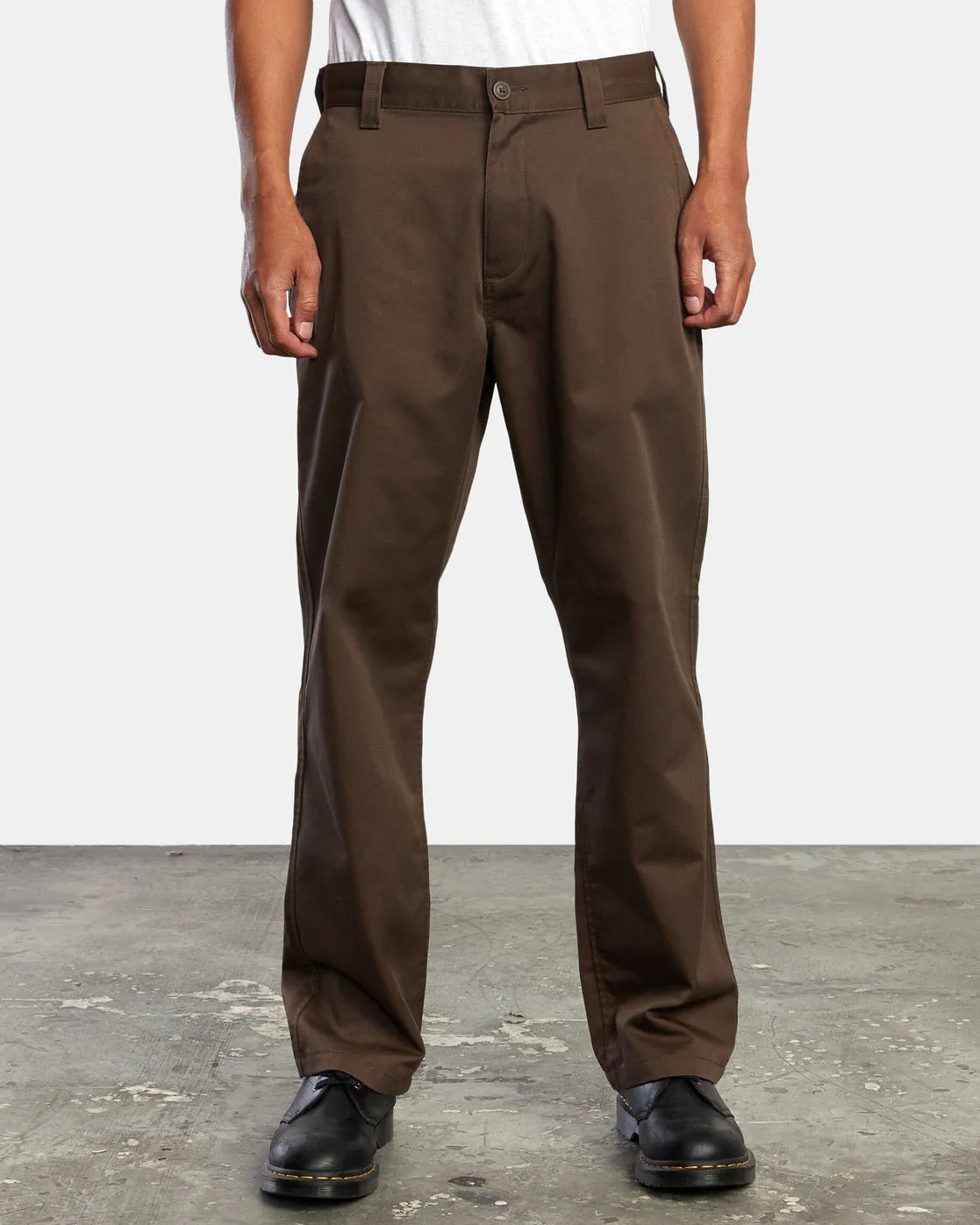 Americana Relaxed Fit Chino Pants - Chocolate