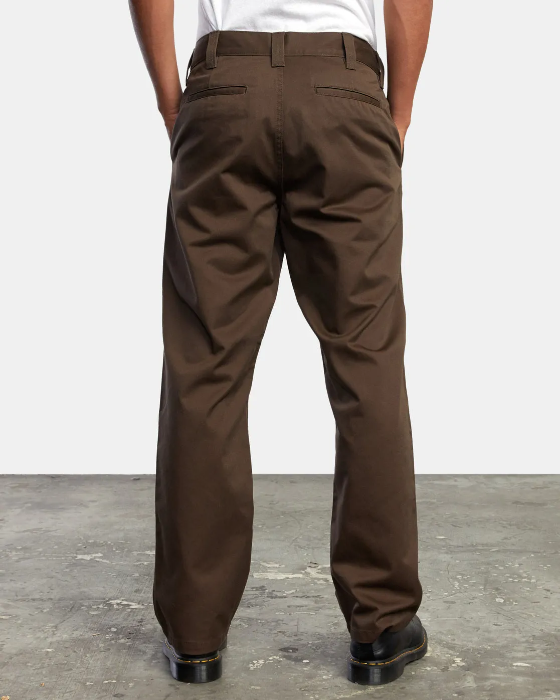 Americana Relaxed Fit Chino Pants - Chocolate