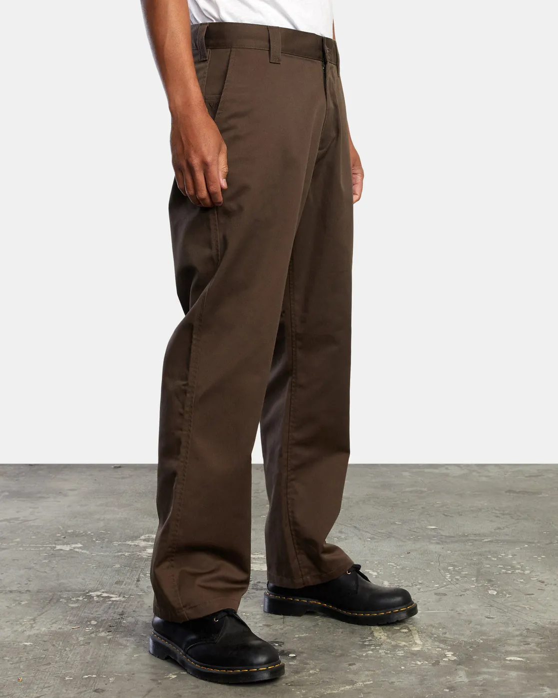 Americana Relaxed Fit Chino Pants - Chocolate