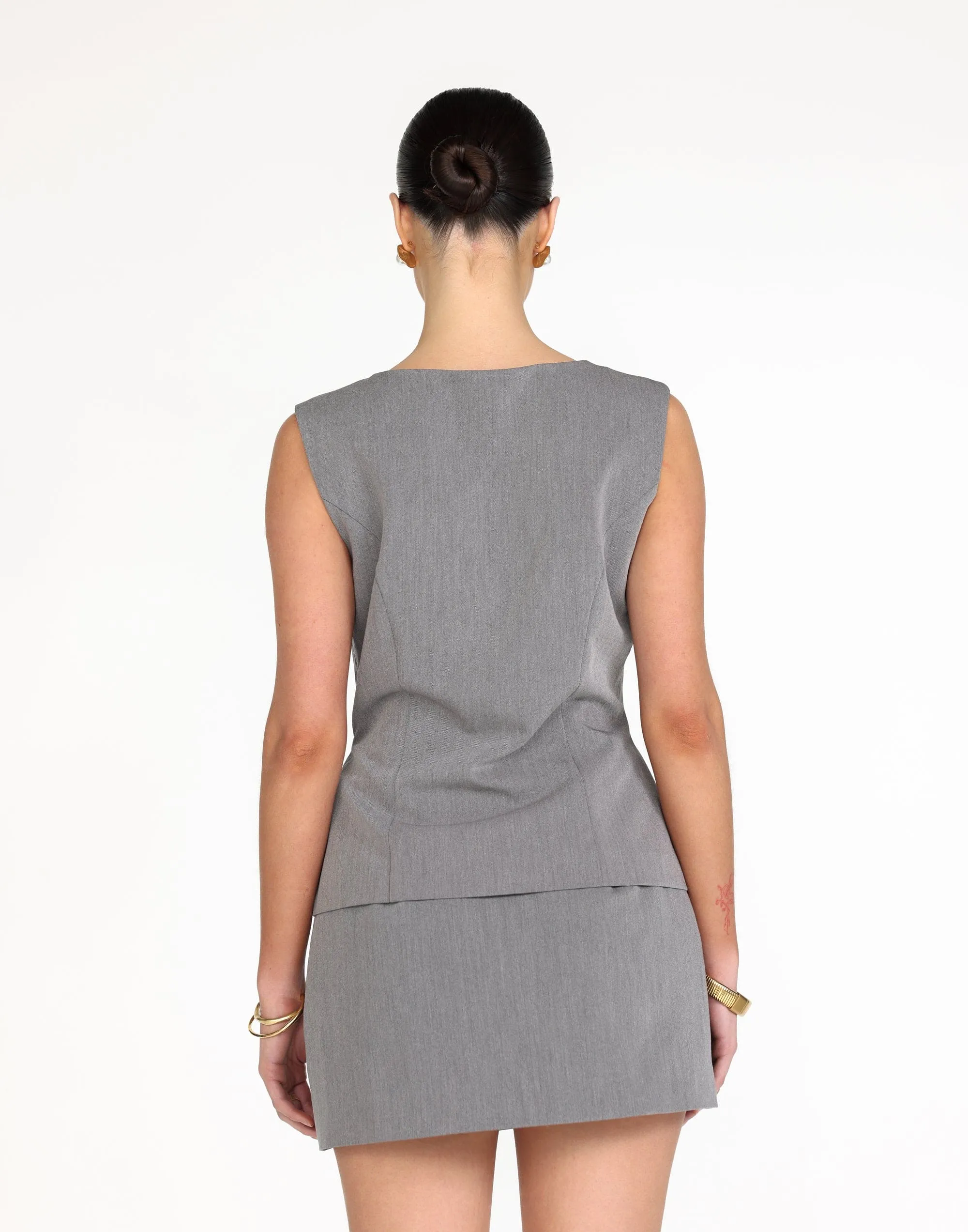 Ashwood Mini Skirt (Grey)