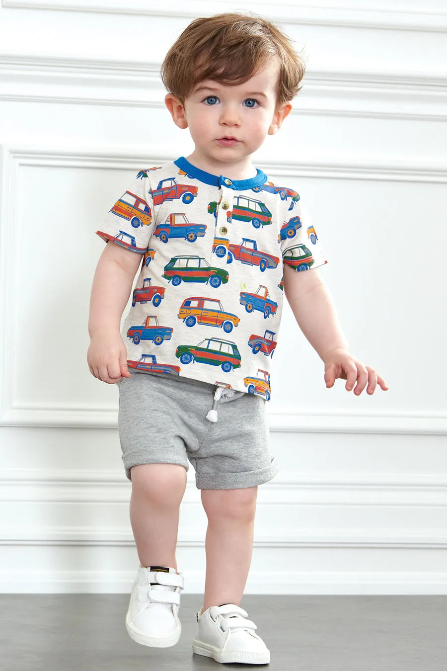 Baby Shorts Hatley Grey French Terry