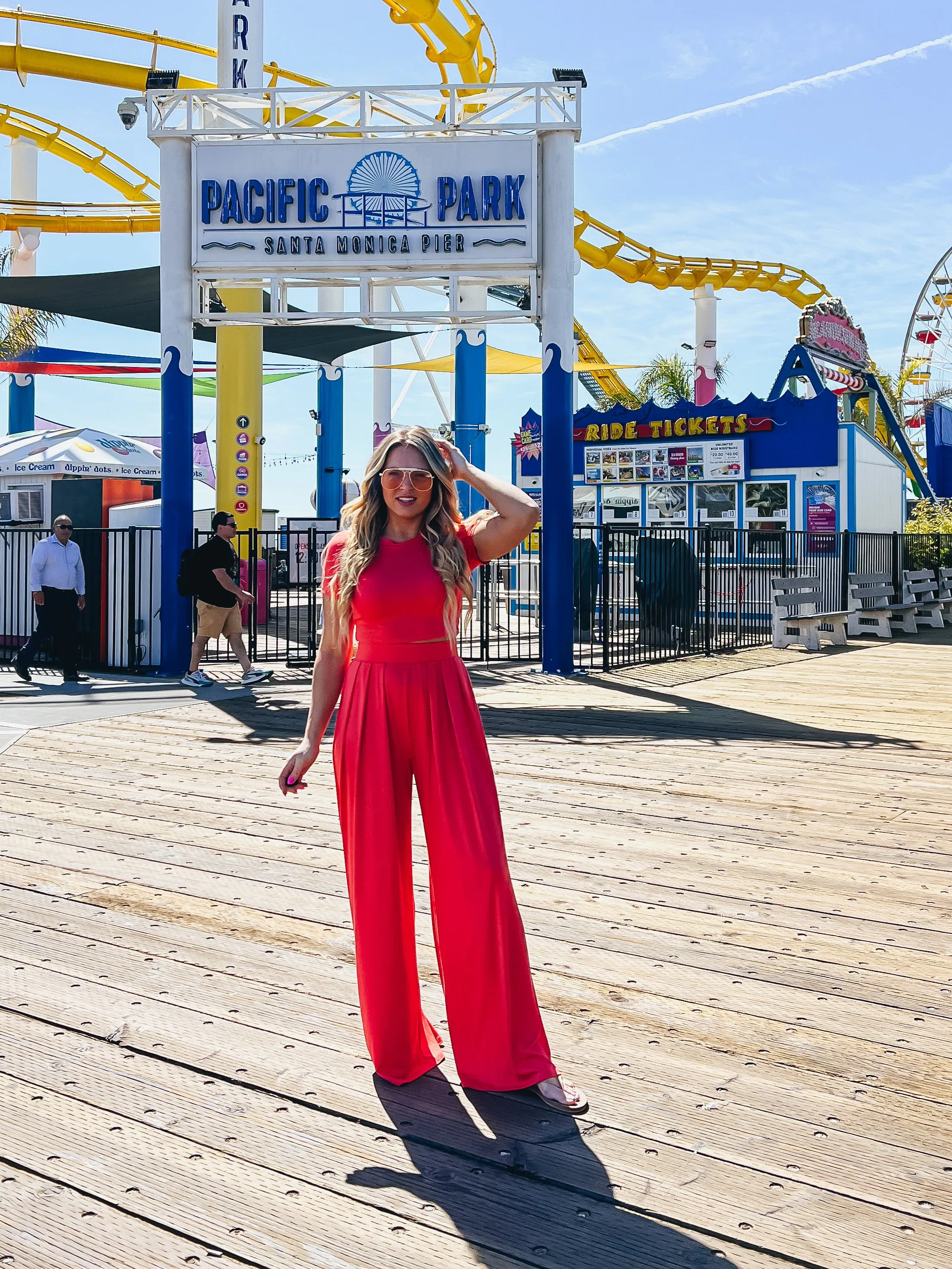 Beach Bliss Palazzo Pants Set