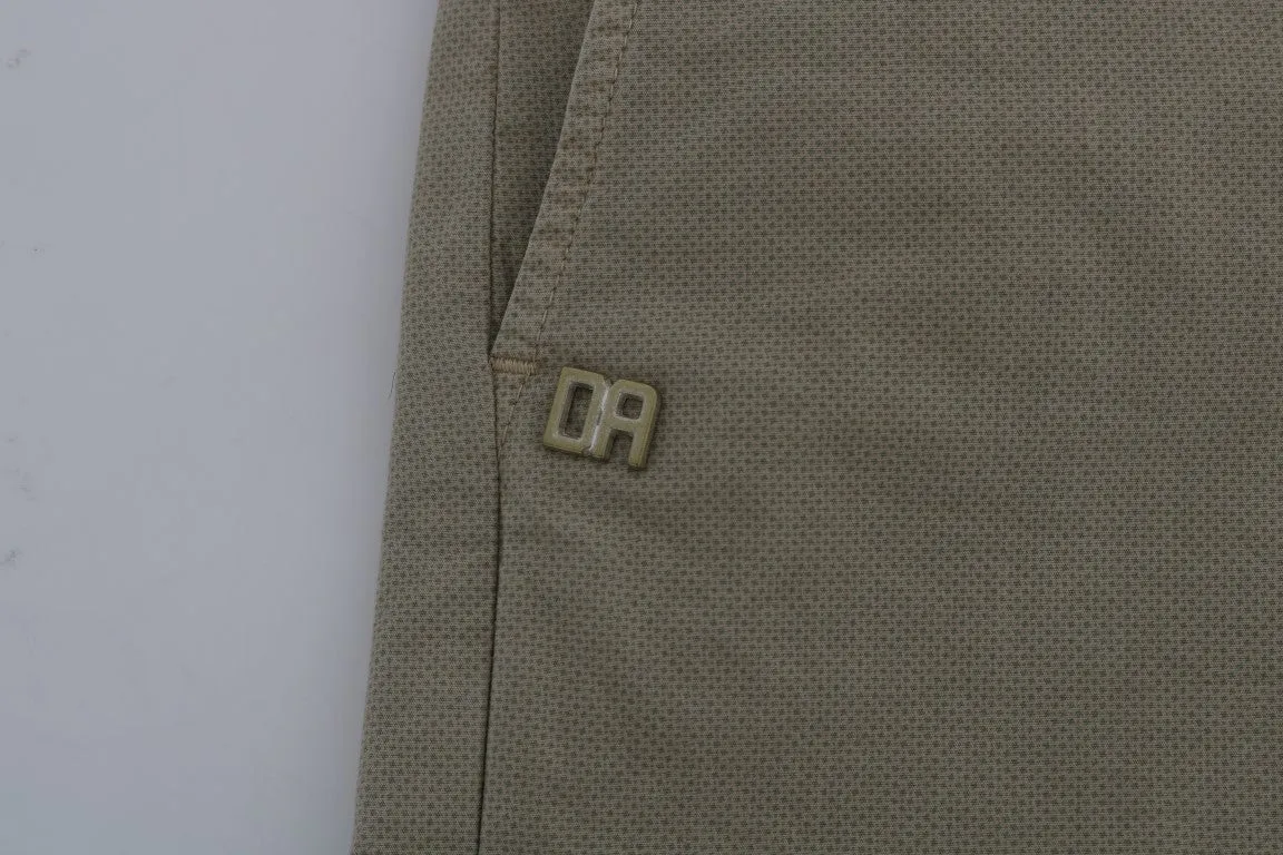 Beige Slim Fit Chinos for Sophisticated Style