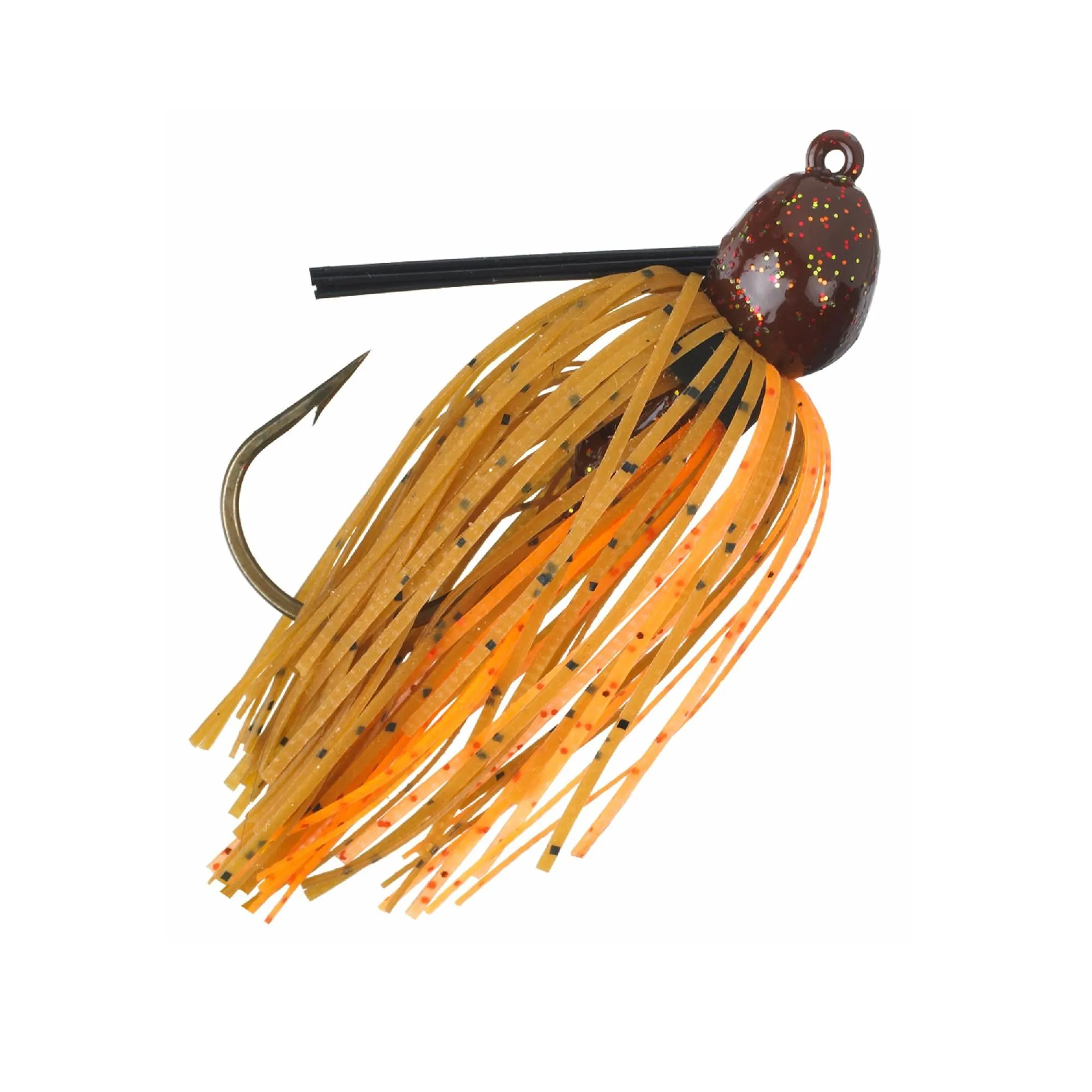 Bitsy Bug Mini Jig Lure - 3-16 oz Weight, Pumpkin Craw, Per 1