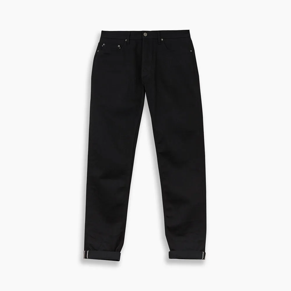 Black Italian Selvedge Denim Jeans