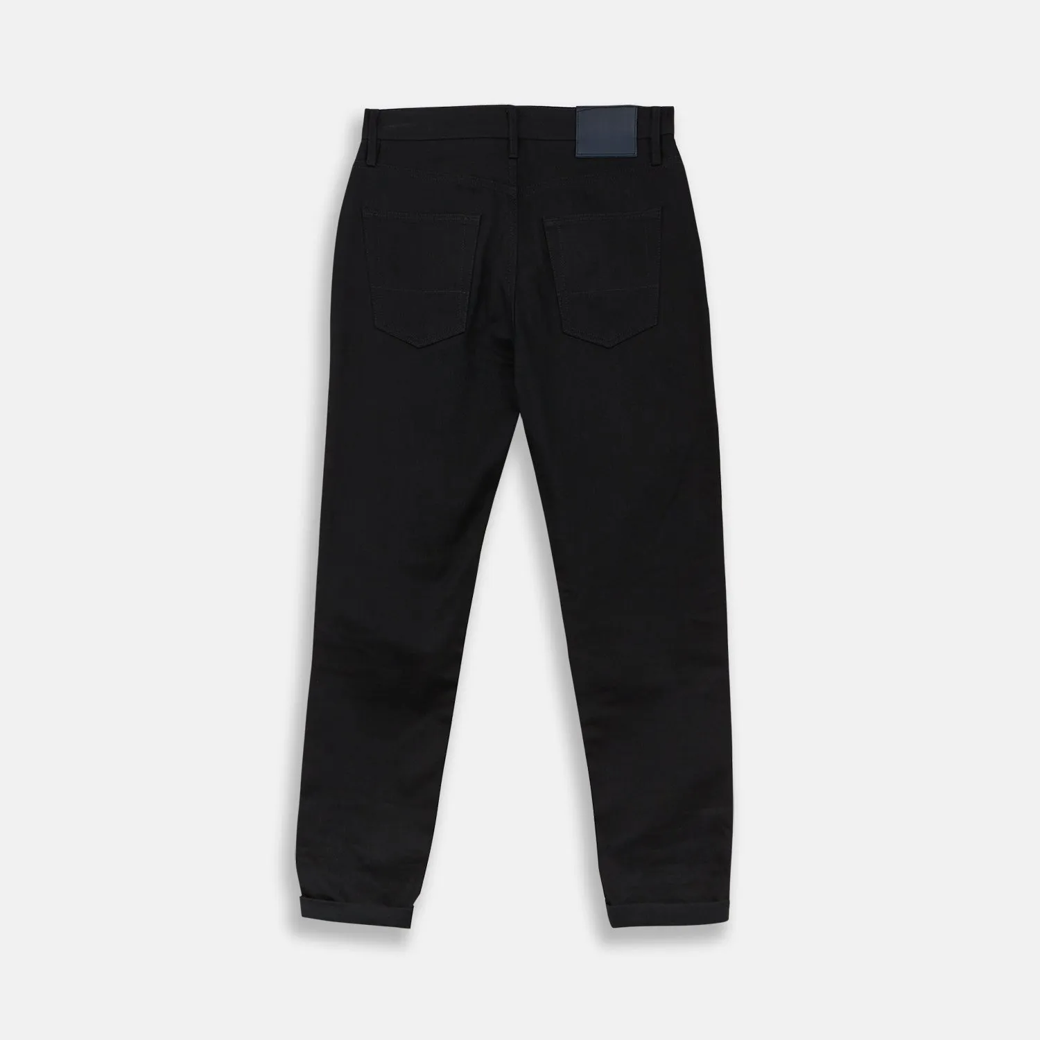 Black Italian Selvedge Denim Jeans