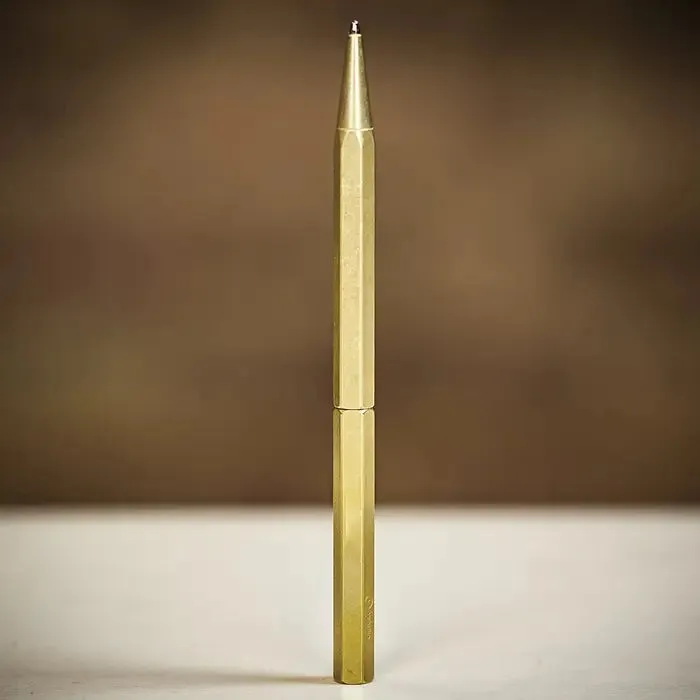 Brass Slim Ballpoint Pen