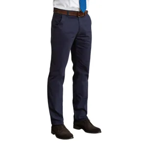 Brook Taverner Mens Miami Slim Fit Chinos Navy 30"