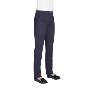 Brook Taverner Womens Houston Slim Leg Chinos Navy Size 8 - BA082-8