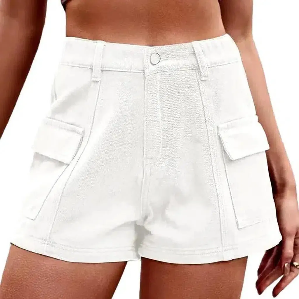 Cargo fashion women's jean shorts