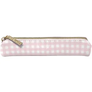 Carpe Diem - Slim Pencil Case Ballerina - Pink Check*