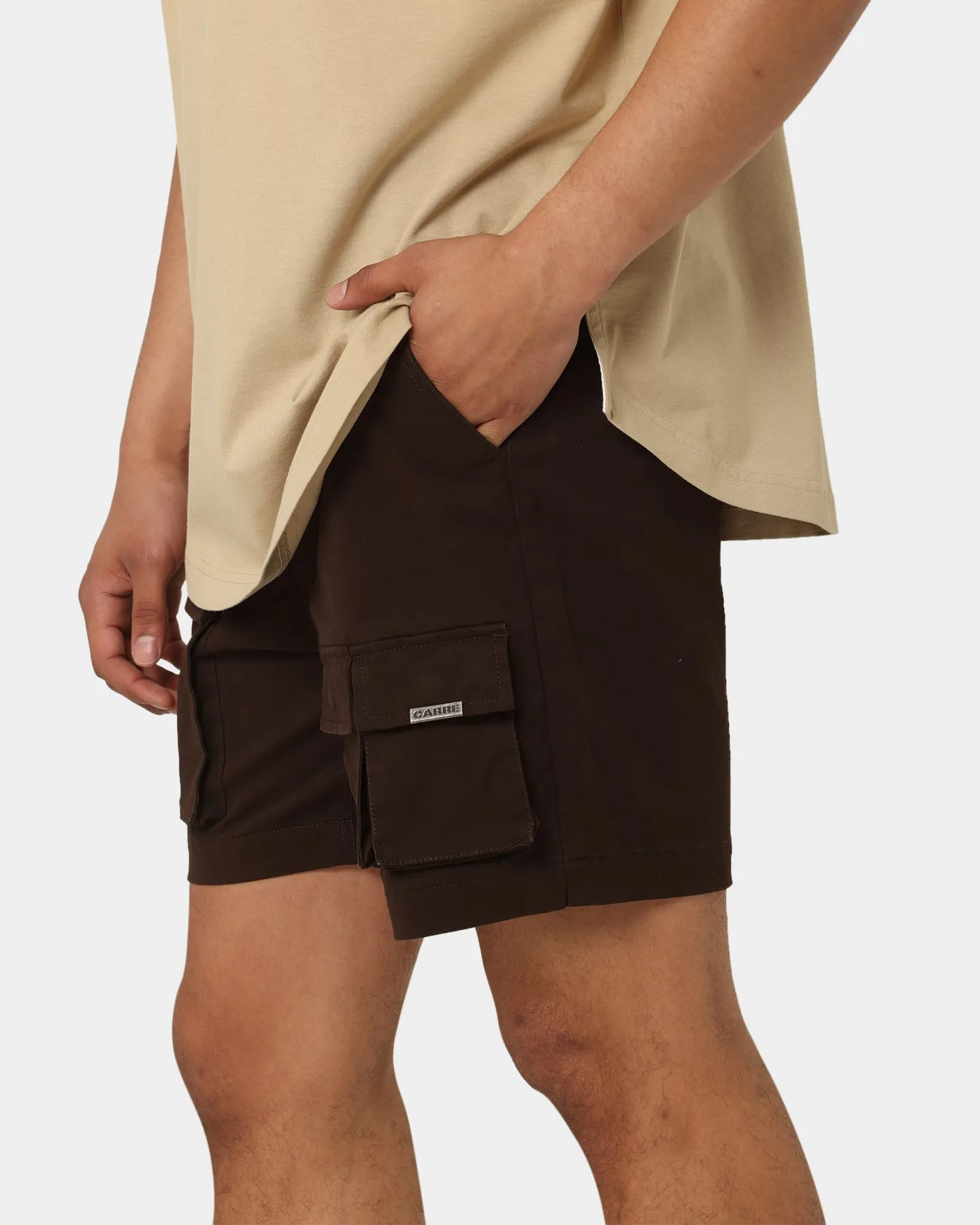 Carré Construct Cargo Shorts Brown