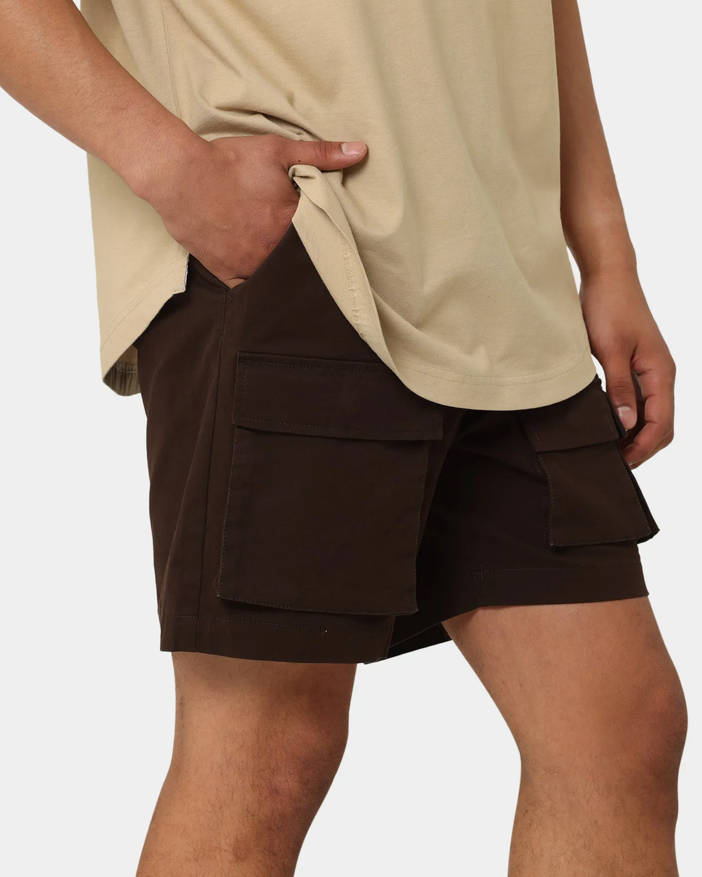 Carré Construct Cargo Shorts Brown