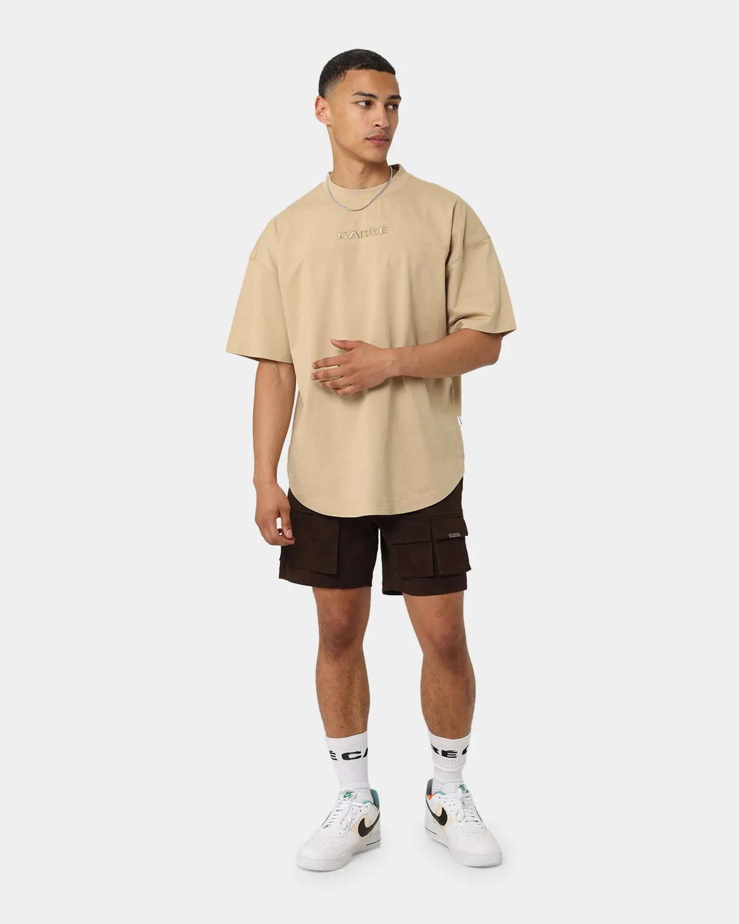 Carré Construct Cargo Shorts Brown