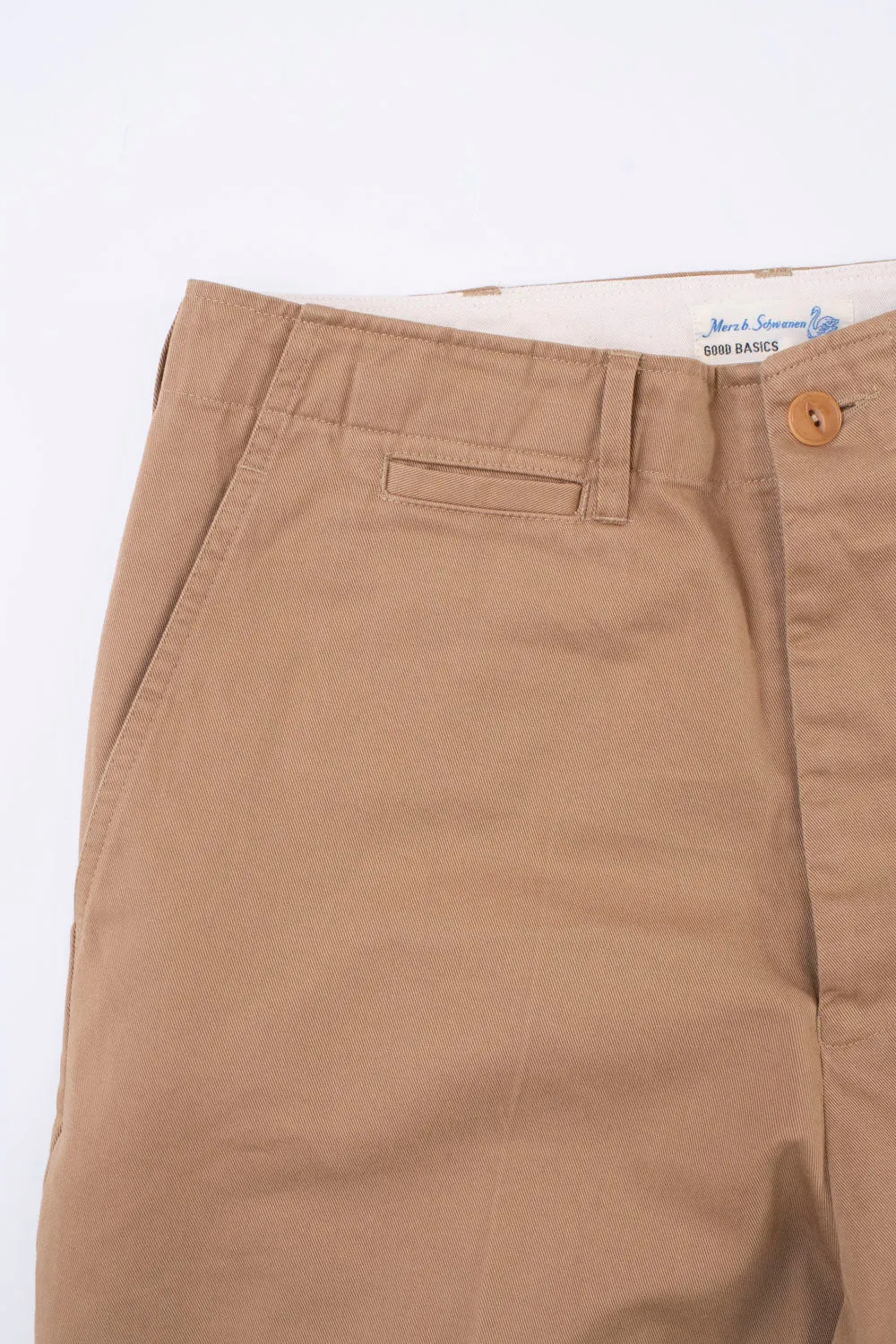 CHINO01.16 - 9.2oz Organic Cotton Twill Chino Relaxed Fit - Khaki