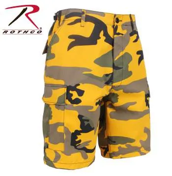 Colored Camo BDU Shorts