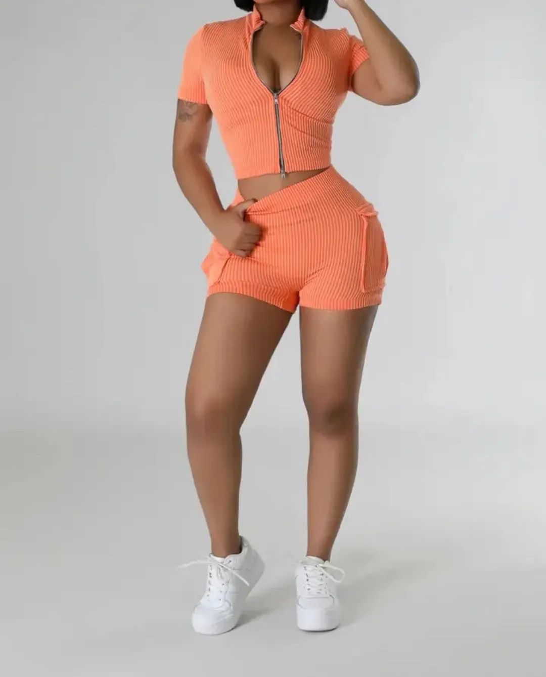 CREAMSICLE - Cargo Short Set