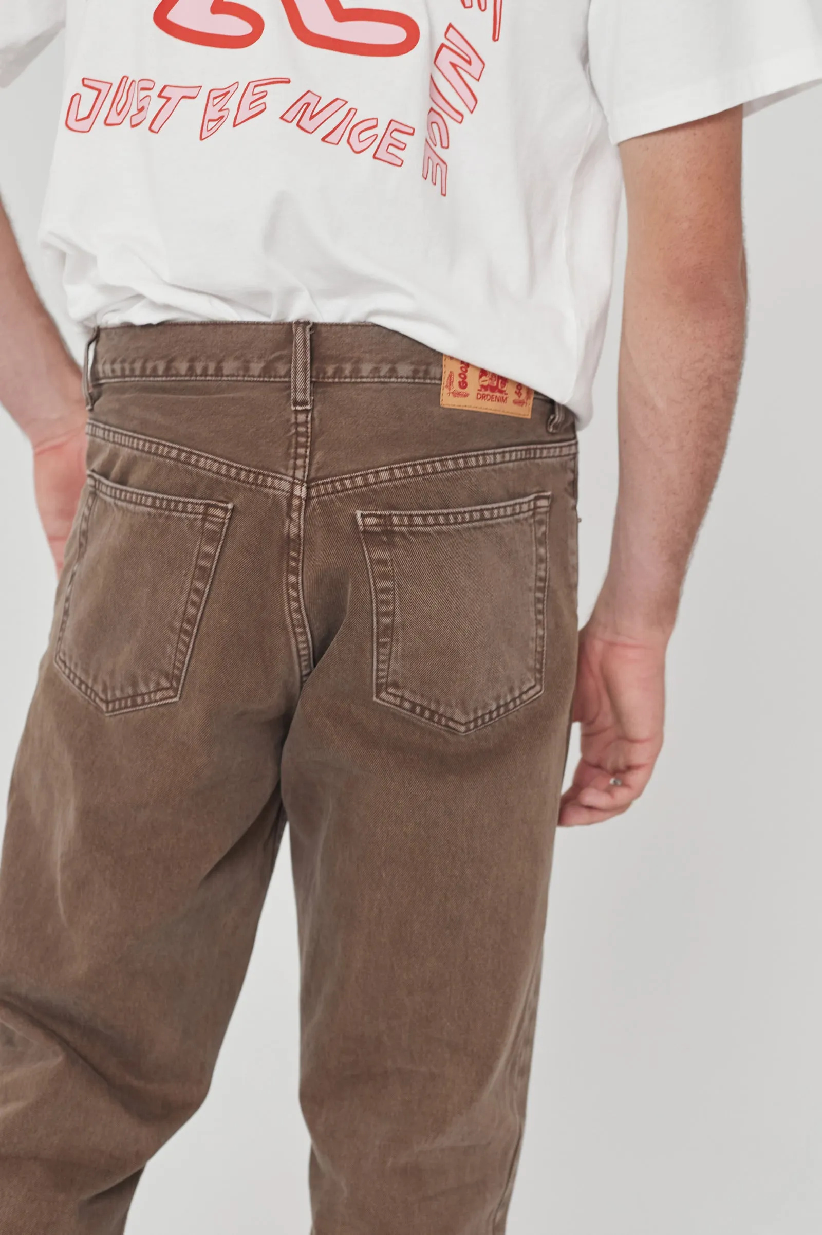 Dash Straight Jeans - Washed Chocolate