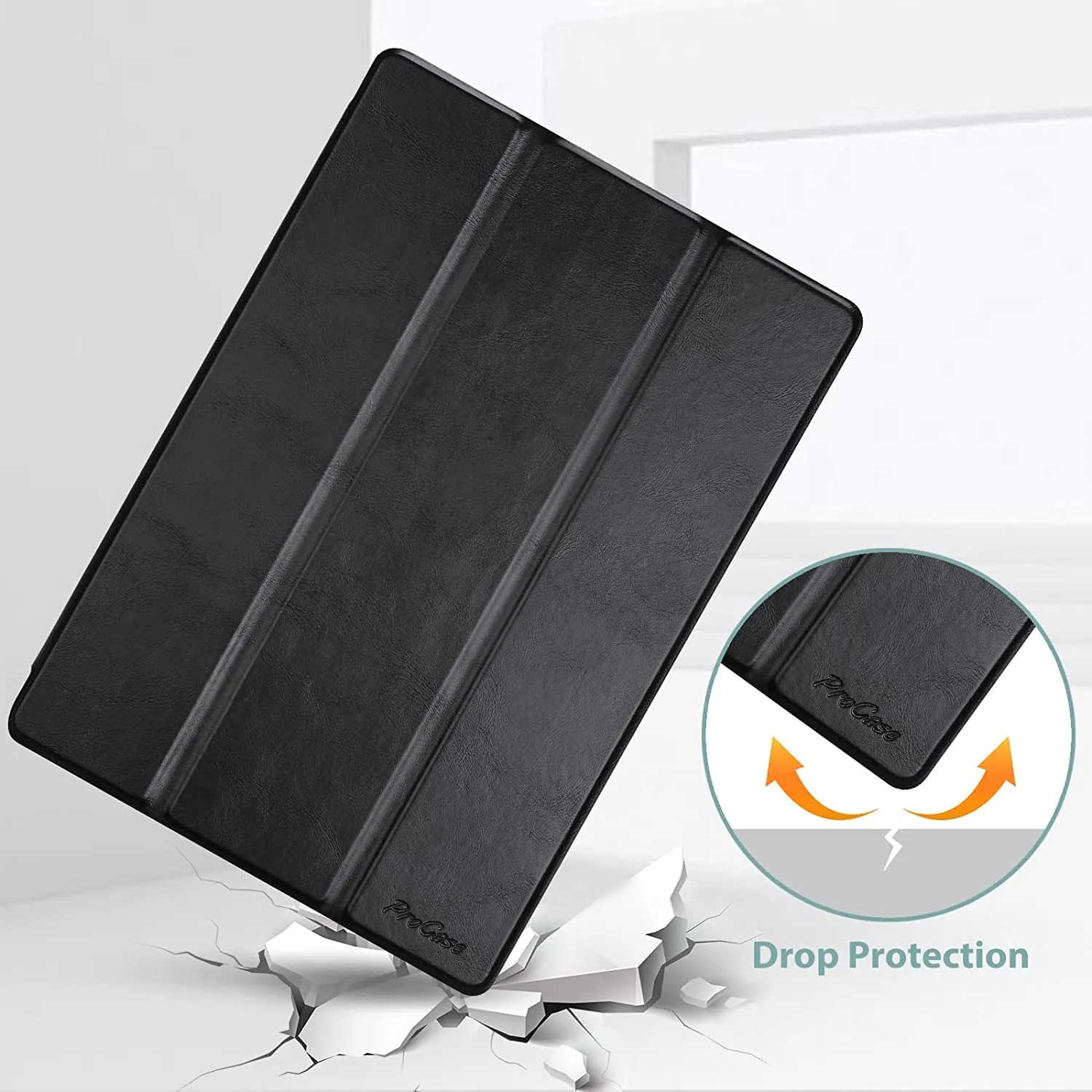 Galaxy Tab S8 Ultra 14.6 Tri-fold PU Leather Protective Case | ProCase