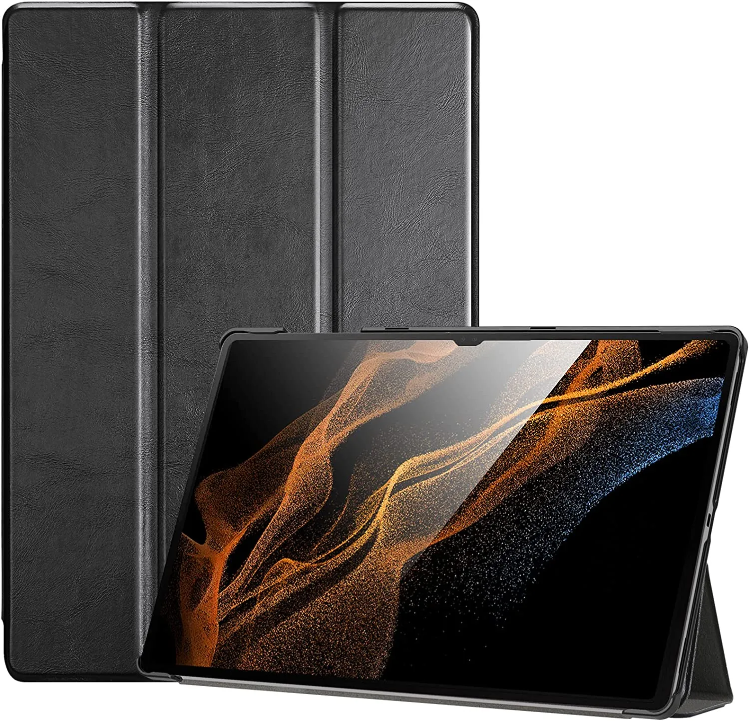 Galaxy Tab S8 Ultra 14.6 Tri-fold PU Leather Protective Case | ProCase