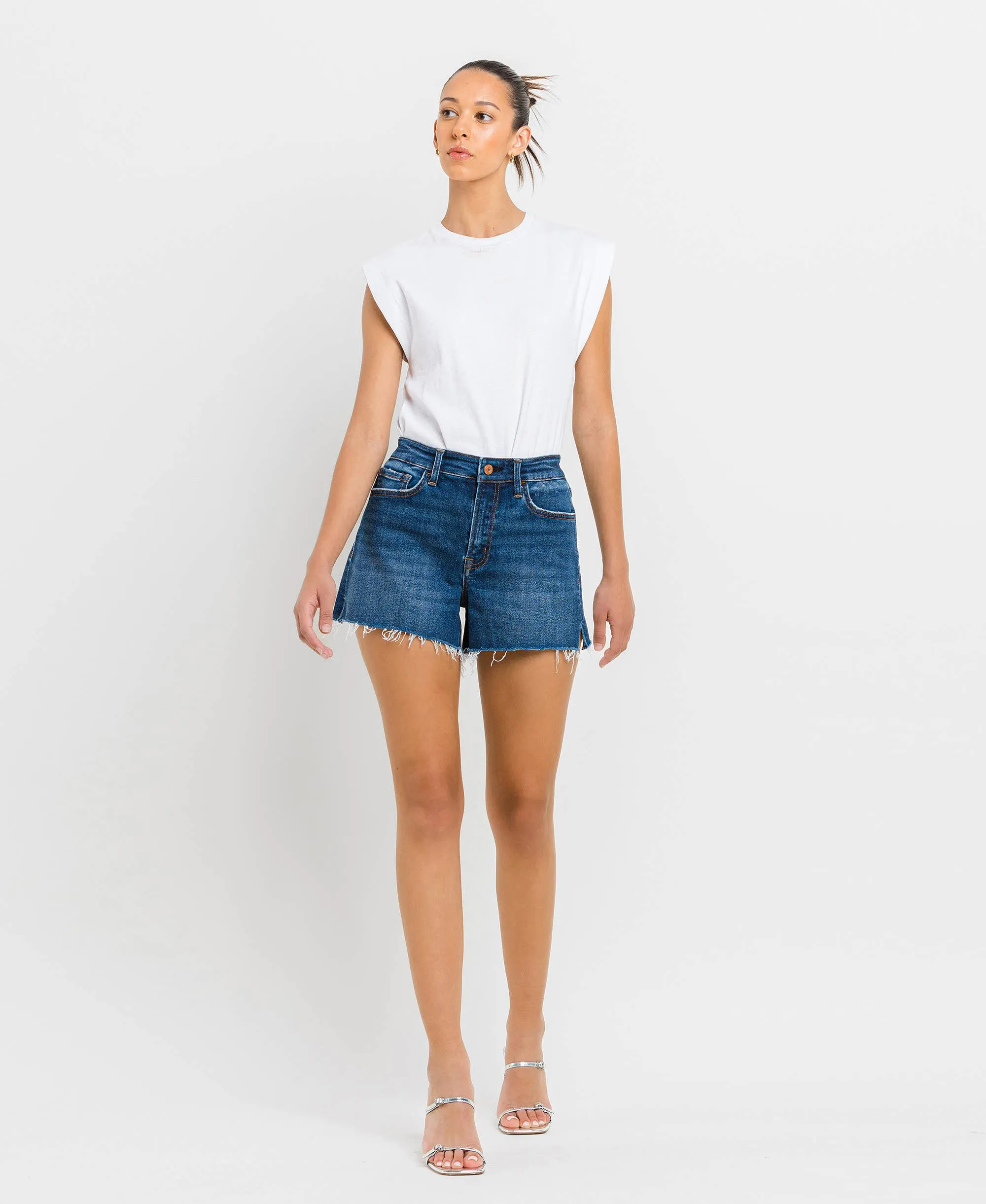 Hallie Side Slit Shorts