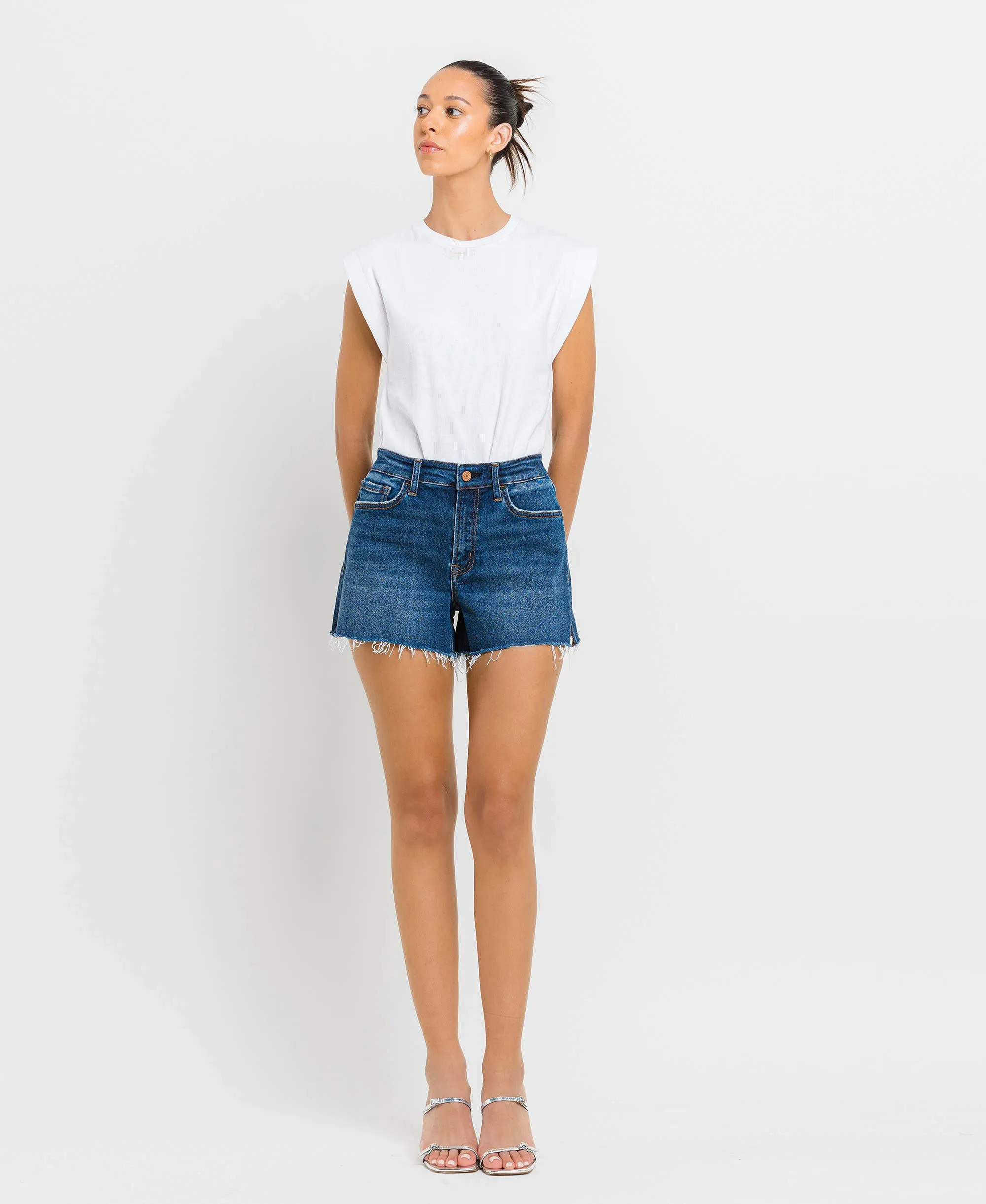 Hallie Side Slit Shorts