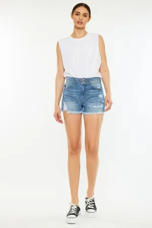 High Rise Mom Shorts