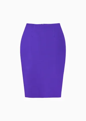 Jolie - Regal Purple Executive Suit Twill Skirt