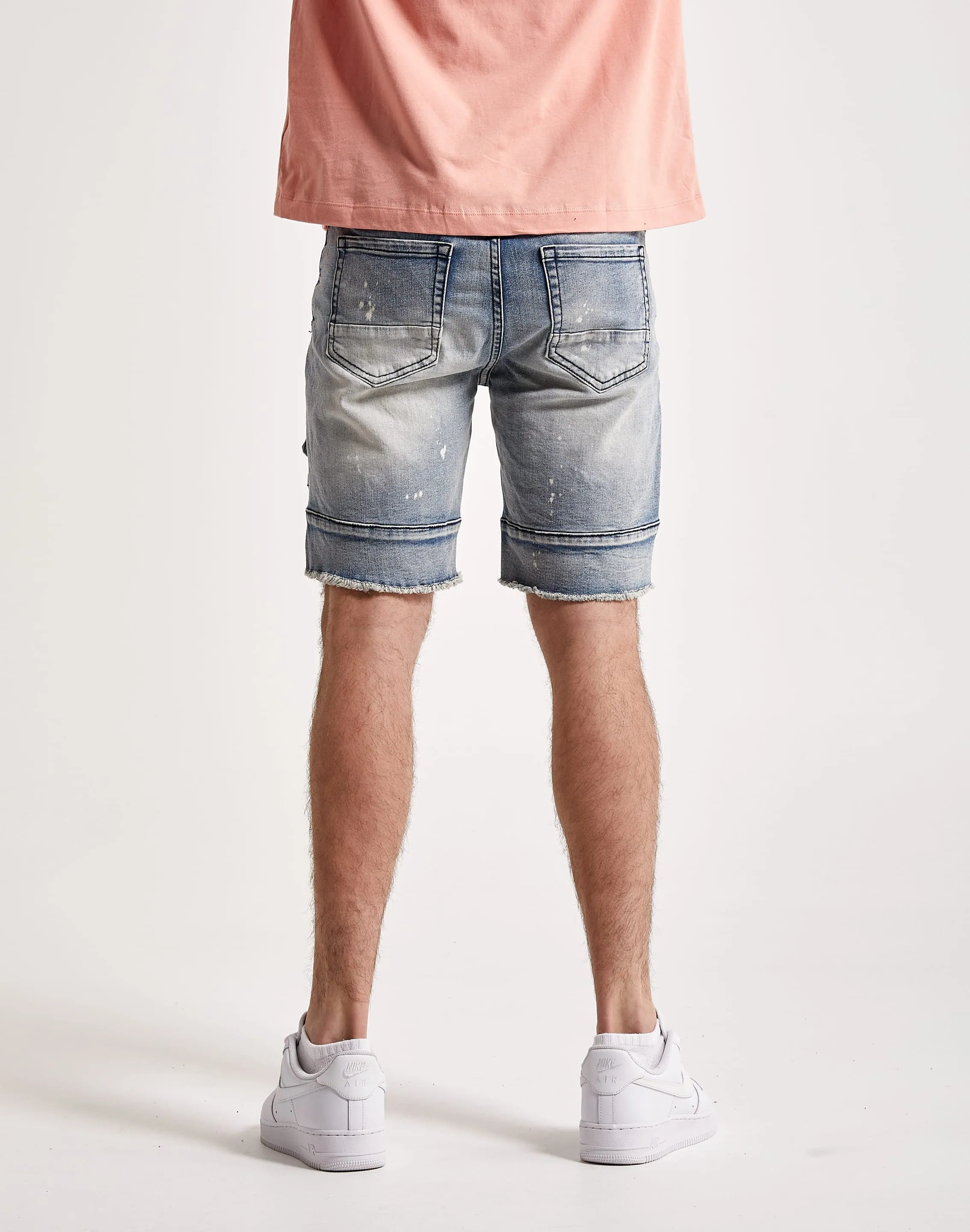 Kilogram Front Pocket Denim Cargo Shorts