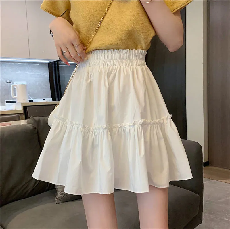 KittenAlarm - High Waist A-Line Pleated Mini Skirts