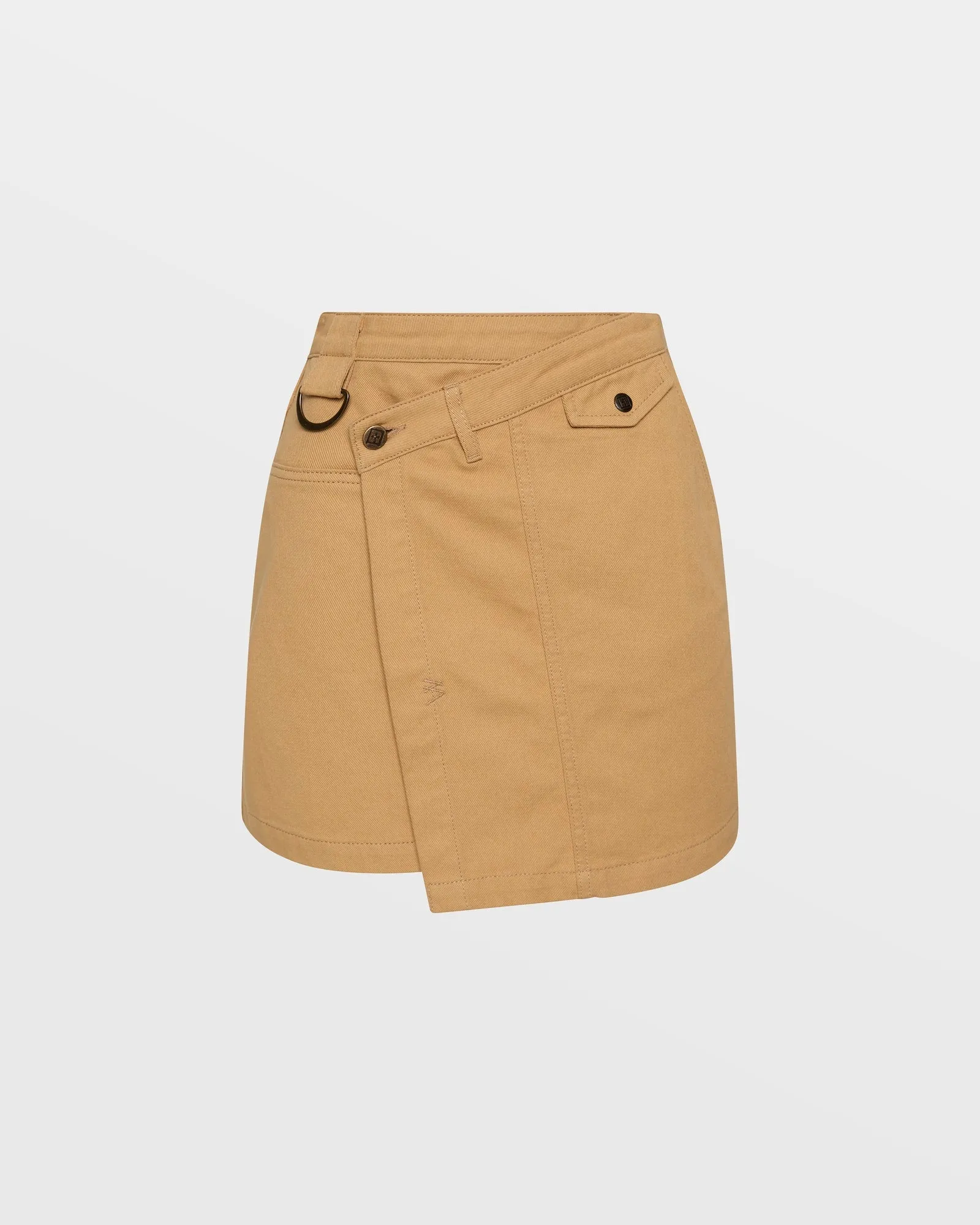 KOMMAND CARGO SKIRT CARAMEL