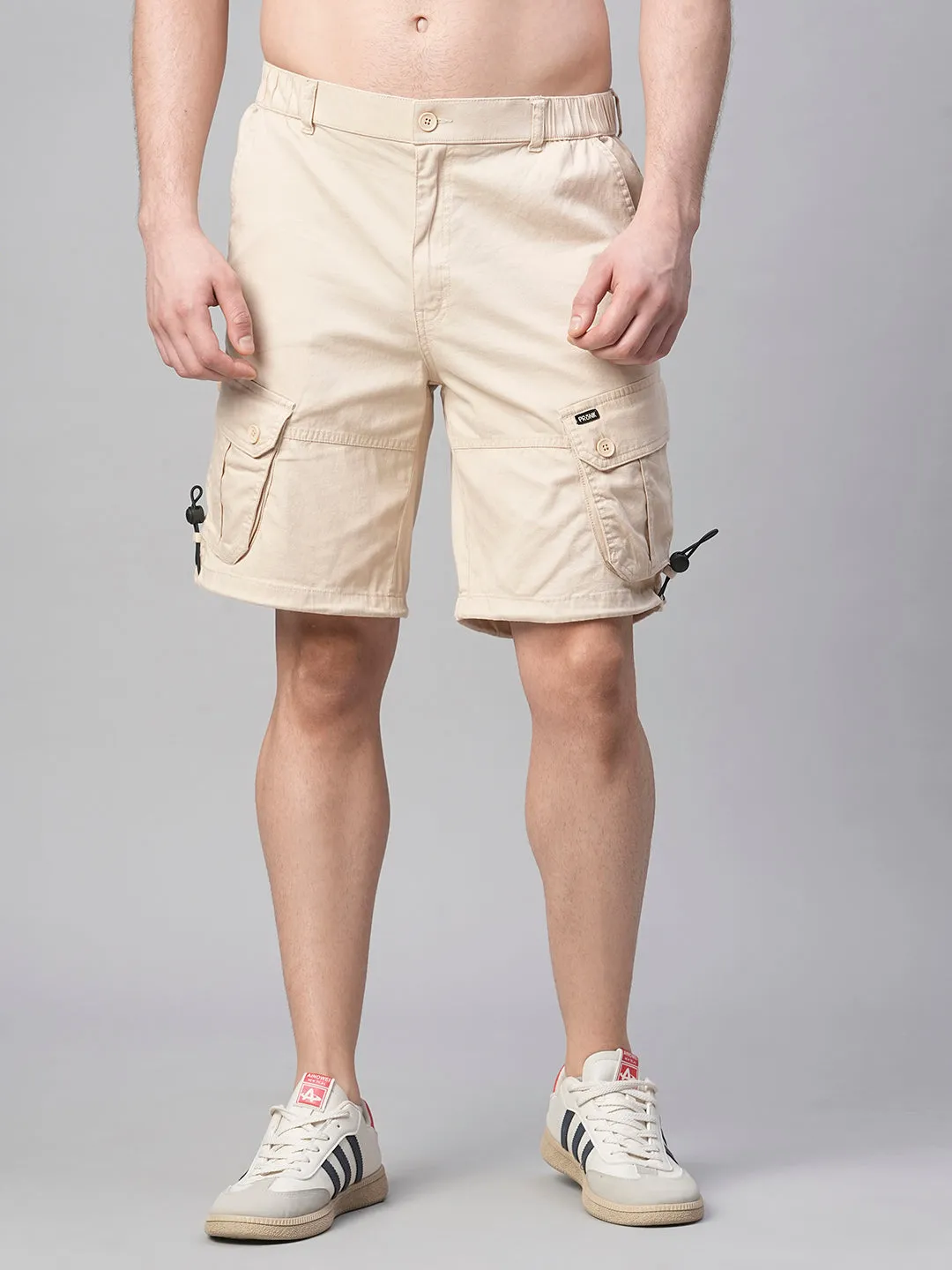 Mens Woven Shorts - Beige