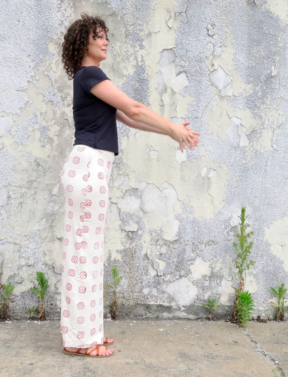 Pencil Long BLOCK PRINT Skirt