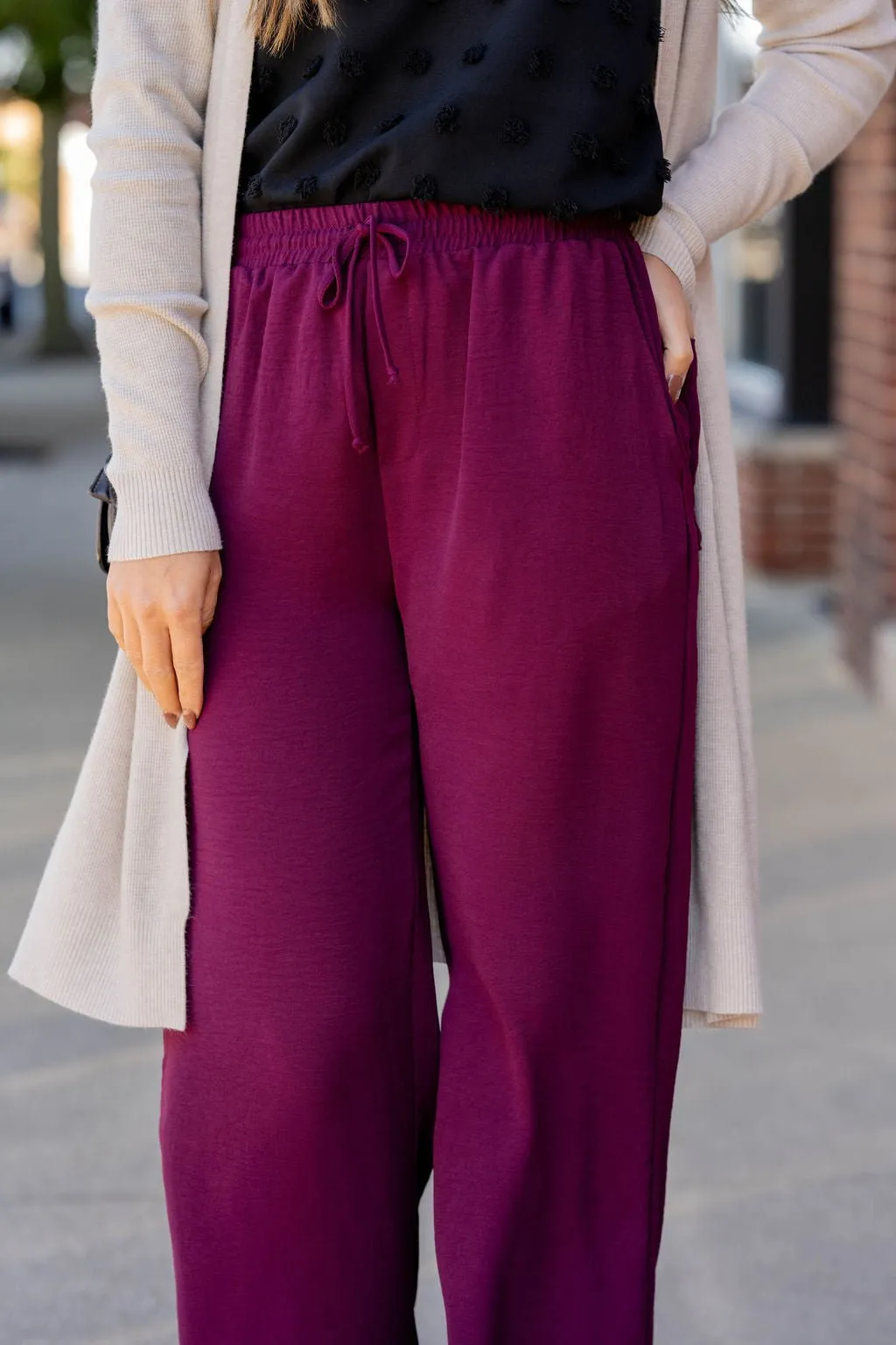 Perfect Fit Relaxed Tie Waist Pants