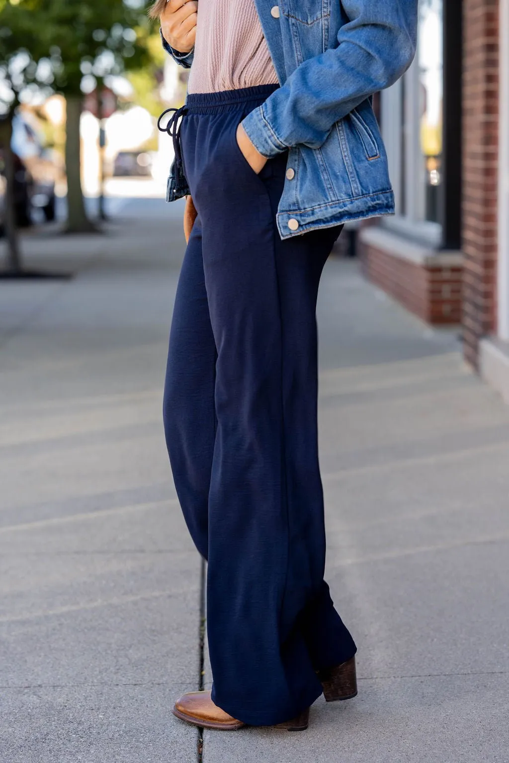 Perfect Fit Relaxed Tie Waist Pants