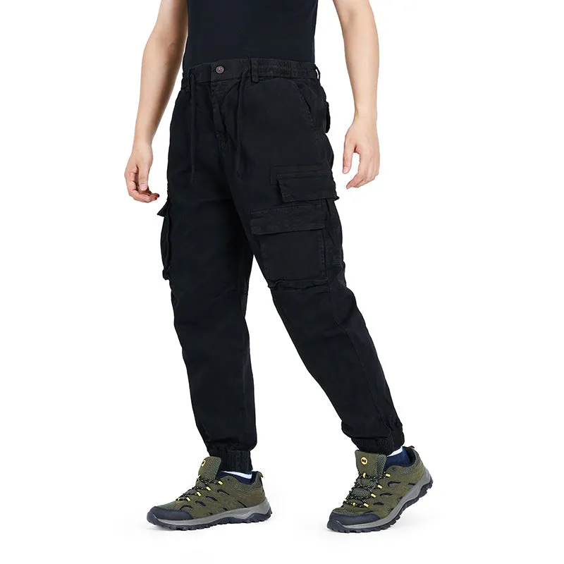 POCKETS WASHED CARGO PANTS