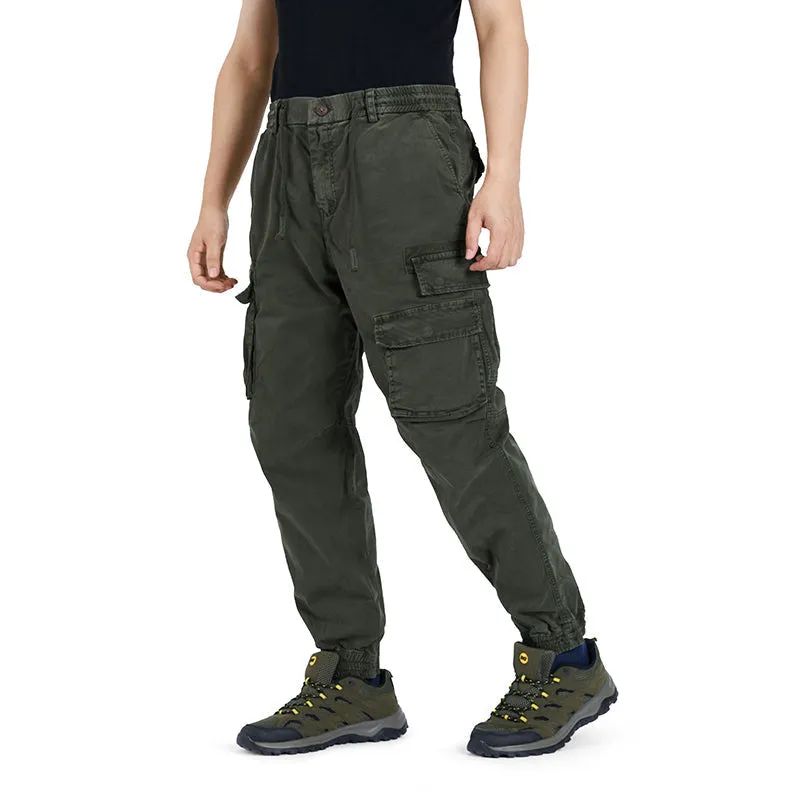 POCKETS WASHED CARGO PANTS