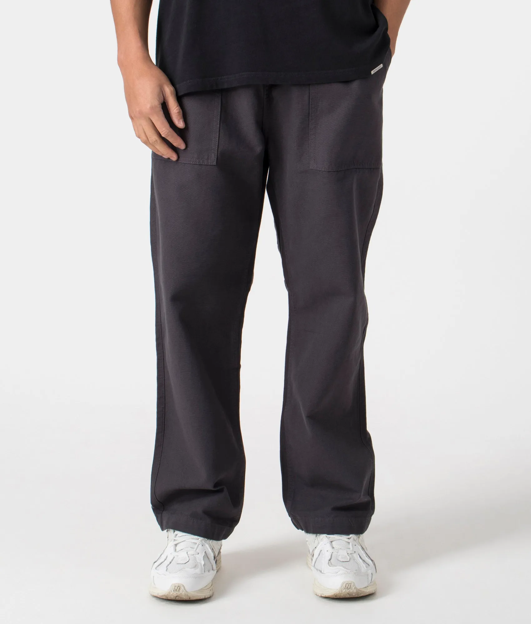 Relaxed Fit Canvas Chef Pants