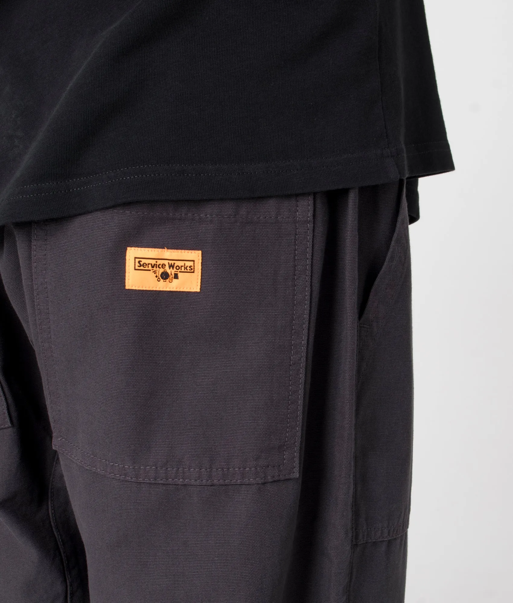 Relaxed Fit Canvas Chef Pants