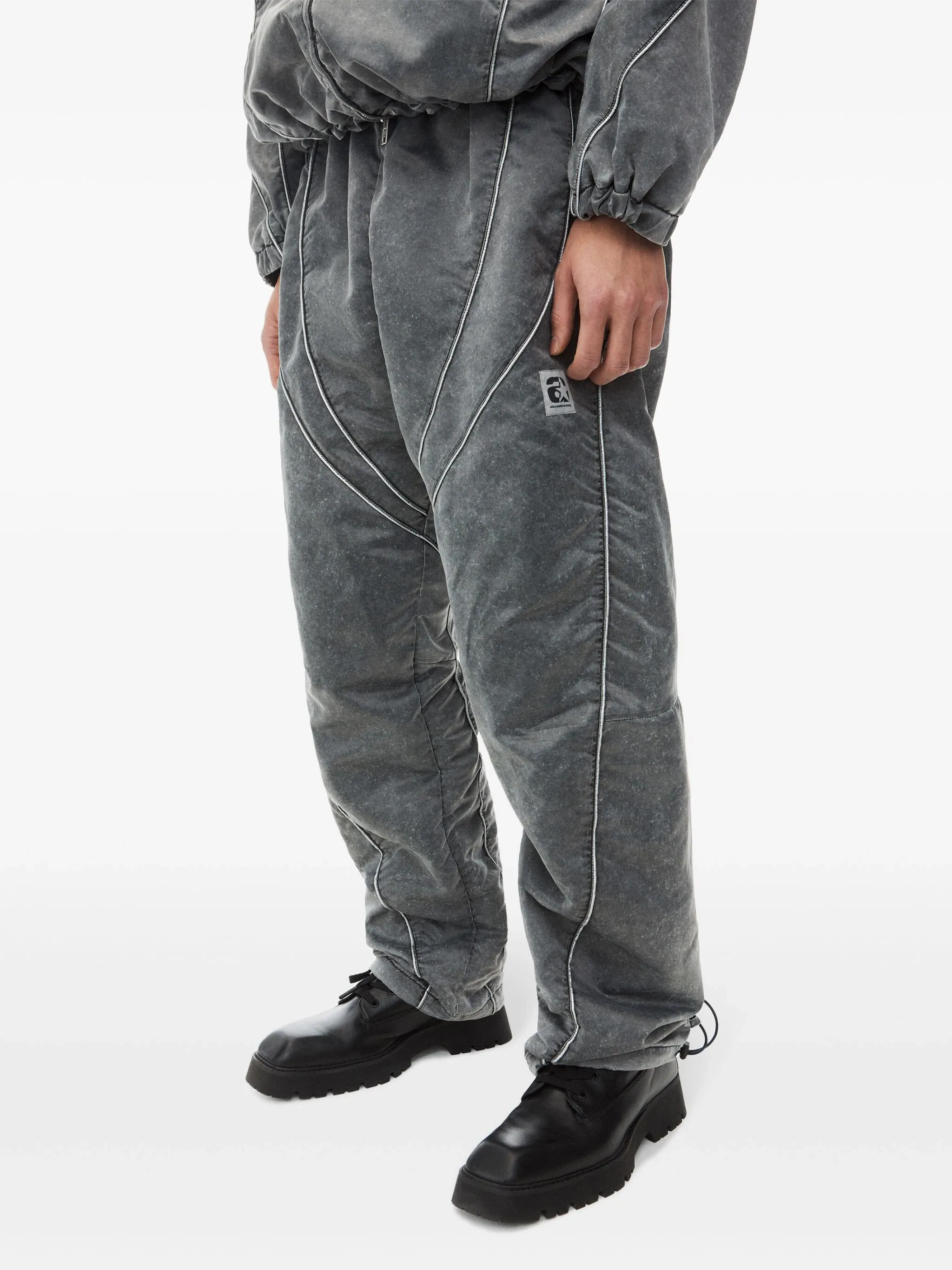 Relaxed Fit Jogger Pant With Piped Seams