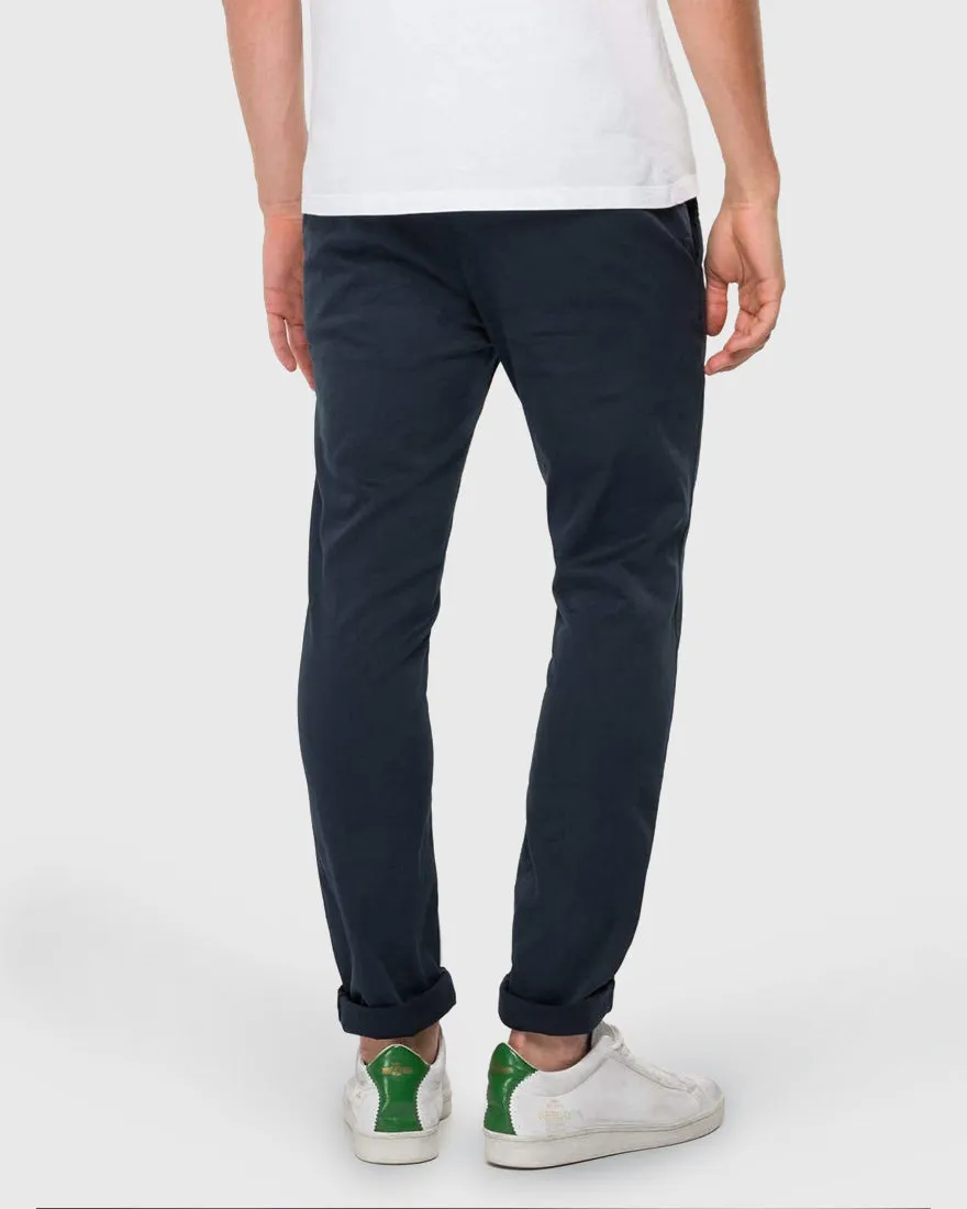 REPLAY R83669627L NAVY ZEUMAR CHINOS