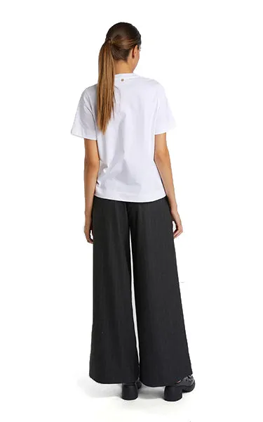 Rich & Royal Palazzo Pants Anthracite