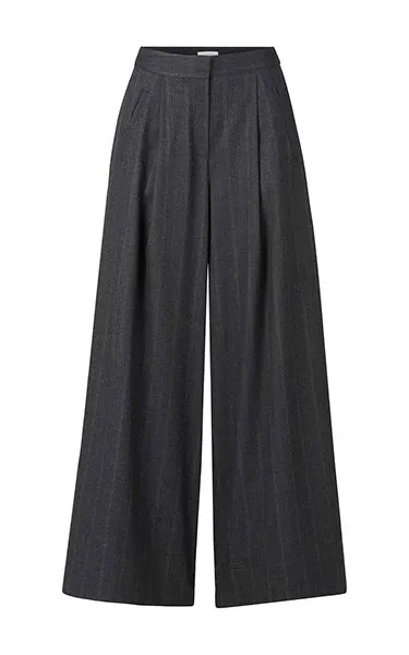 Rich & Royal Palazzo Pants Anthracite