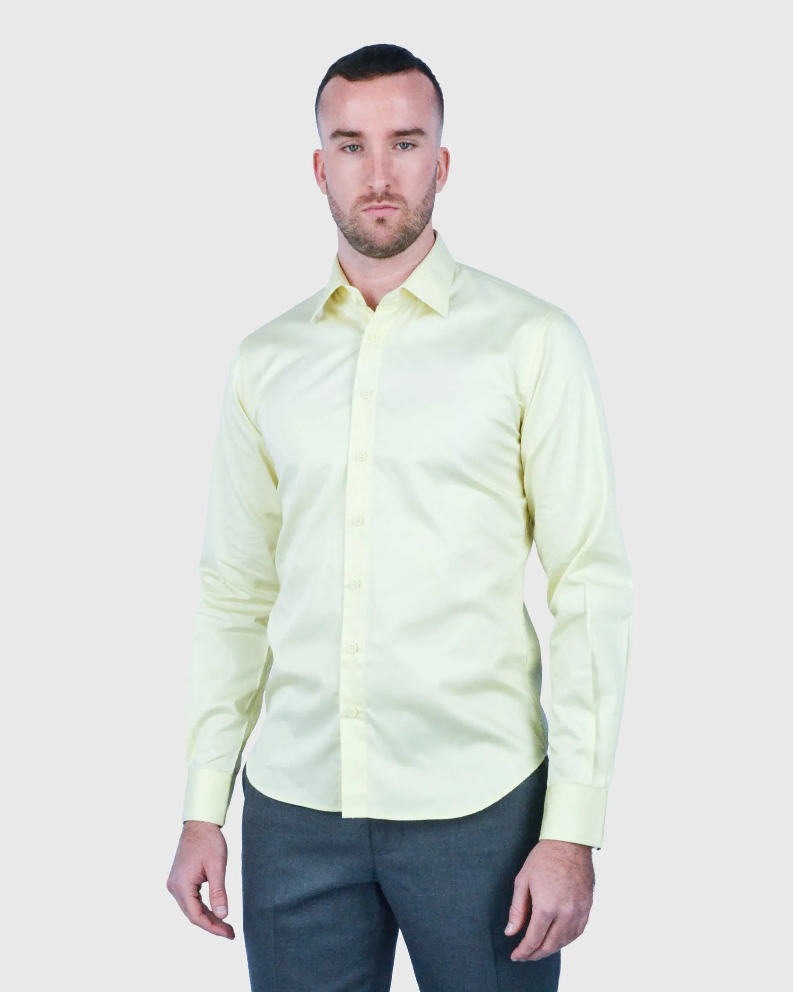 ROUGE S1878345B BEIGE SLIM SC SHIRT