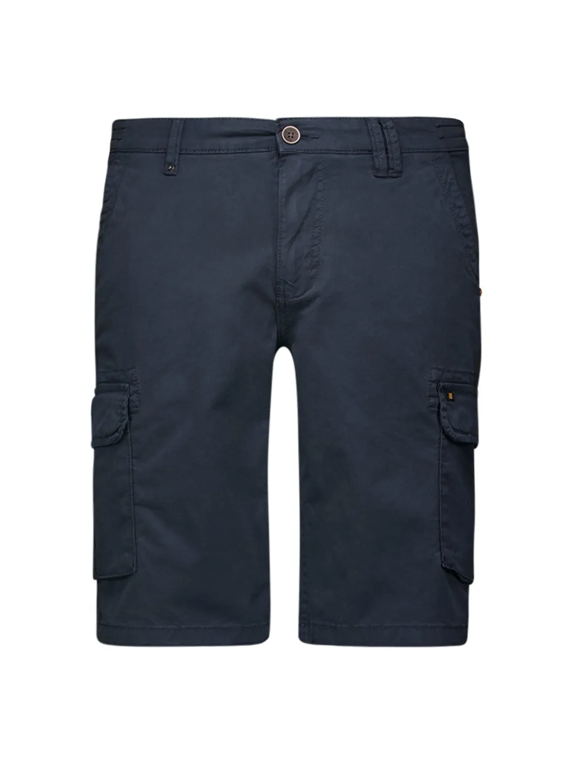 Short Cargo Garment Dyed   Stone Washed Stretch | Night