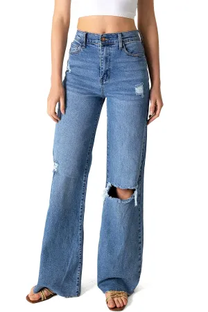 Shortcut Wide Leg Jeans