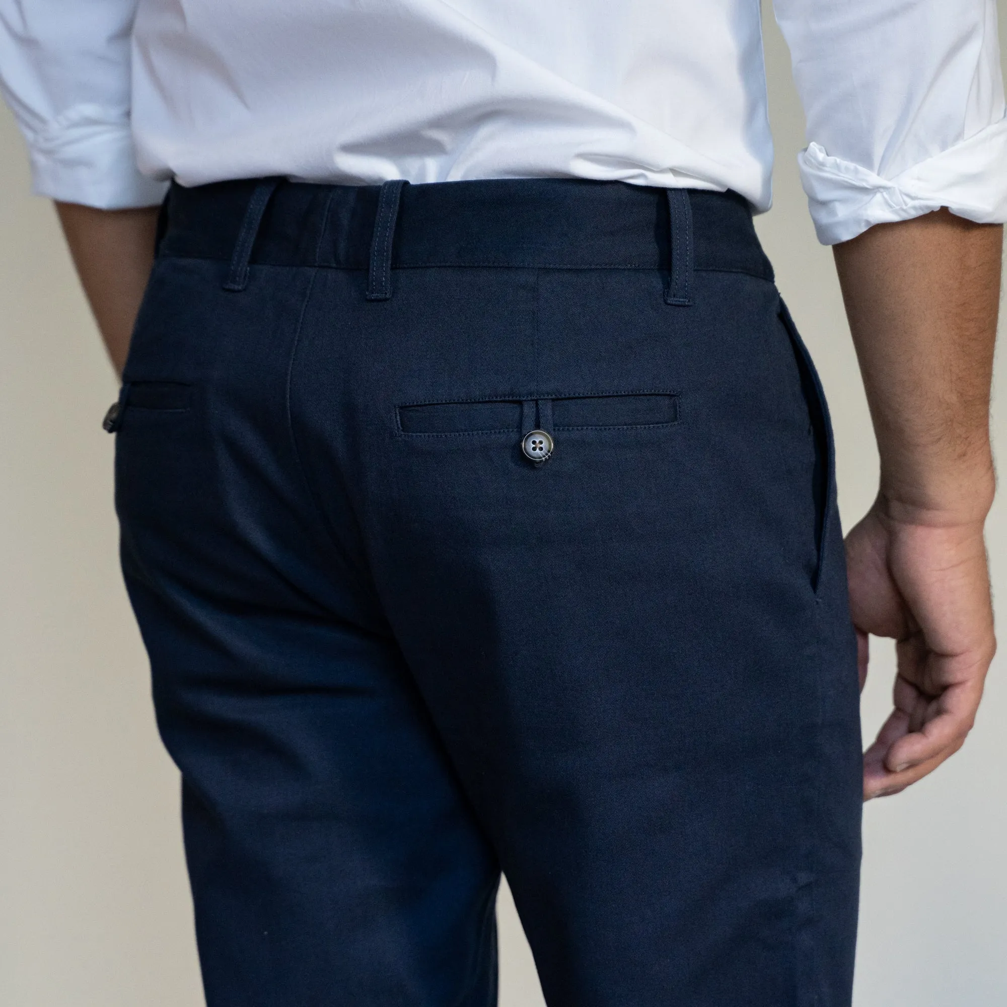 Stretch Chinos Slim Fit - Navy